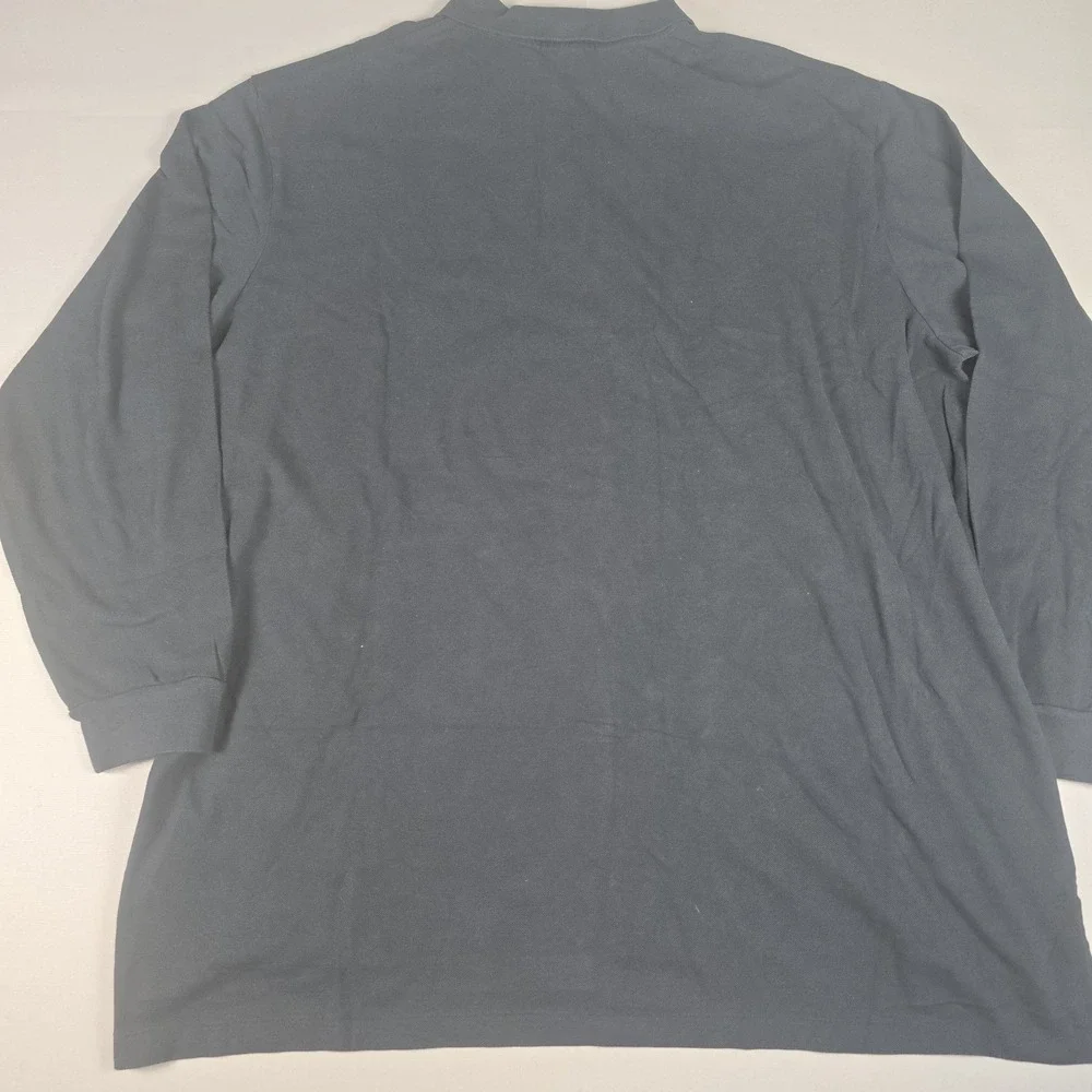Polo Ralph Lauren Long Sleeve Polo Mens 4XLT Black The Mesh Shirt Red Pony NWT
